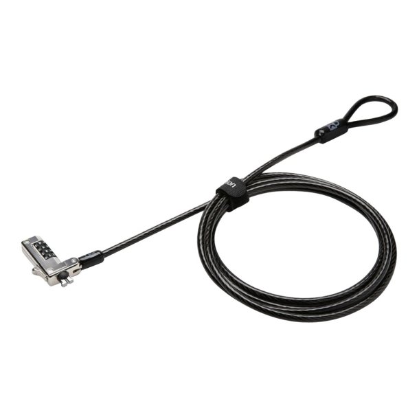 Kabells wire ls Kensington Slim Combination Laptop Lock Sikkerhedskabelsls T-bar  slot 