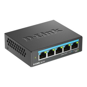 D-Link 5-Port Multi-Gigabit Unmanaged ikke admini Switch 5 x 10/100/1000/2.5G desktop vg-monterbar