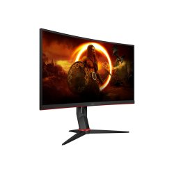 AOC kurvet LED skrm 27" 1920 x 1080 full HD 0,5ms Kurvet hjtaler USB hub Freesync