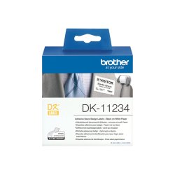 Brother DK-rulle DK-11234  labels ID-kort navneskilte aftagelig til at stte p tj 