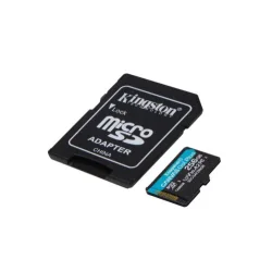 Kingston Cancas GO! Plus Gen4 MicroSDXC kort med SD adapter 64GB - 1TB 