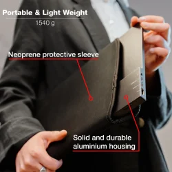 Skrm Touchscreen 17,3" FHD Verbatim brbar skrm hjtaler til Pc Mac tablet telefon USB-C el HDMI