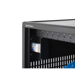 Ladestation USB-C Ladeskab med l�s til 12 Tablets iPad smartphone op til 16"  ladekabler medf�lger