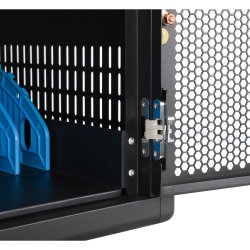 Ladestation USB-C Ladeskab med l�s til 12 Tablets iPad smartphone op til 16"  ladekabler medf�lger