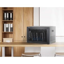 Ladestation USB-C Ladeskab med l�s til 12 Tablets iPad smartphone op til 16"  ladekabler medf�lger