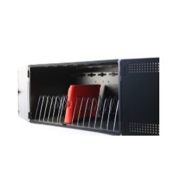 LEBA NoteBox ladestation 15 USB opladnings-og opbevaring skab til 16 iPads tablets 