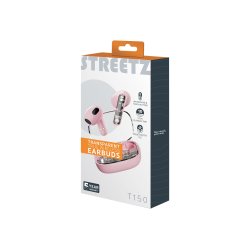 Streetz T150 sjov gennemsigtige gte trdlse retelefoner i ret flere farver 