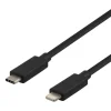 Kabel ladekabel USB-C - Lightning Cable 1m sort hvid
