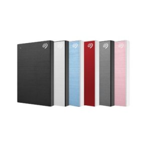 SEAGATE One Touch 2TB External Harddisk HDD med backup og Password beskyttelse sort