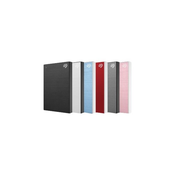 SEAGATE One Touch 2TB External Harddisk HDD med backup og Password beskyttelse sort