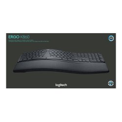 Logitech ERGO K860 Tastatur Tr�dl�s Pan Nordic