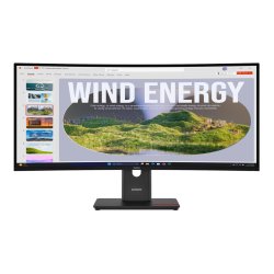 Lenovo ThinkVision T34WD-40 34" VA 3440 x 1440 (UltraWide) HDMI DisplayPort USB-C 120Hz
