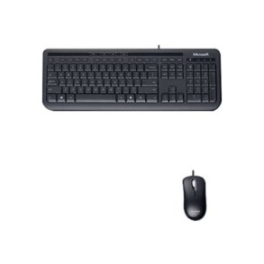 Microsoft Wired Desktop 600 S�t med mus og tastatur Kablet