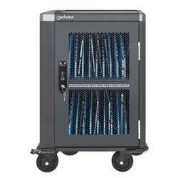 Ladestation med l�s til 20 USB-C enheder til Smartphone Tablets iPad b�rbar pc op til 14" inkl. ladekabler 