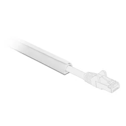 Kabelkanal kabelskjuler Mini selv luk hvid 1 meter v�lg flere st�rrelser