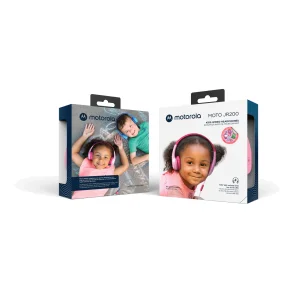 Motorola headset hovedtelefon Squads JR200 Ledning Opkald/musik Headset kids vlg Bl pink