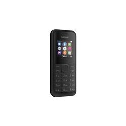 Nokia 105 1,45" skrm 2G mobiltelefon 4MB Ram FM-radio LED-lommelygte dual-SIM sort