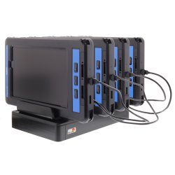 Ladestation Brodit til 4 enheder bordstander, universal holder og oplader til tablet og smartphone