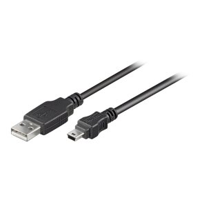 USB 2.0 kabel USB-A til Mini USB-B flere lngder