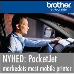 Brother PJ-822 A4 mobil printer PocketJet USB-C tilslutning