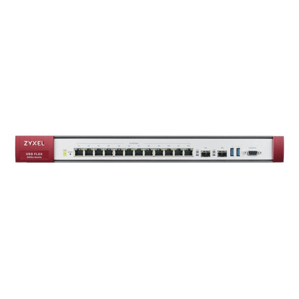  Zyxel ZyWALL USG FLEX 700 Firewall 12 porte 1GbE 1r cloud-administreret rackmonterbar