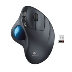 Mus Logitech trdls Trackball ergo M575 sort el. hvid/grafit 