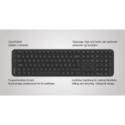 Contour Balance Full-Size Keyboard Wireless Pan ( Nodic)