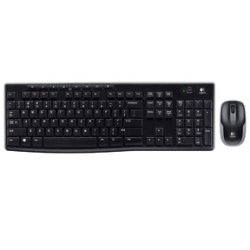 Logitech Wireless Combo MK270 st Tastatur og mus Nordisk
