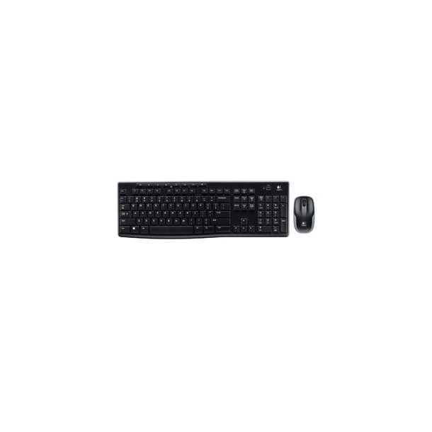 Logitech Wireless Combo MK270 st Tastatur og mus Nordisk