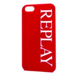 Hama Replay iPhone5 Cover Sort eller Rd