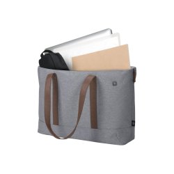 Laptop shopper Bag Eco Motion skuldertaske notebook tablet 13-14,1" sort el Gr