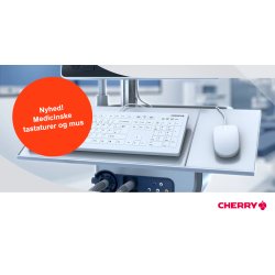 Nyhed Medicinske tastaturer og mus specielt designet til hygiejneflsomme miljer 