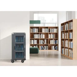 Ladestation ladeskab Charging Cart med l�s til 30 USB-C enheder tablet b�rbar Cromebook op til 14!" inkl. kabler 