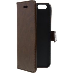 Lderfodral flip case til iPhone 6 Sort Brun Bl
