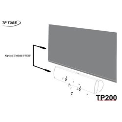TP200 Hjtaler imponerende lyd TP Tube TV Soundbar Made in Denmark