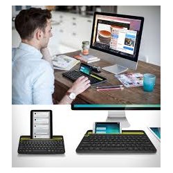 Logitech K480 trdlst Multi-Device keyboard Nordisk til pc tablet smartphone