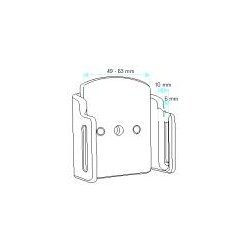 Brodit passiv holder med kugleled - Justerbar