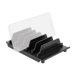 Universal holder Device Stand til 6 tablet eller smartphone sort el. Hvid