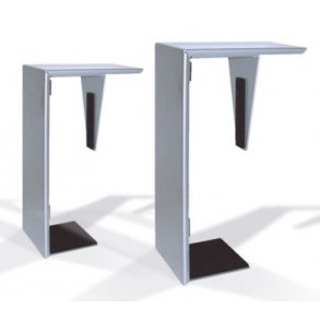 PC Holder, 2 strrelser, farve sort el. slv