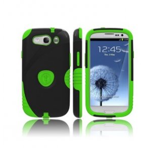 TRIDENT Samsung S3 Cover stdsikker Grn el Sort  