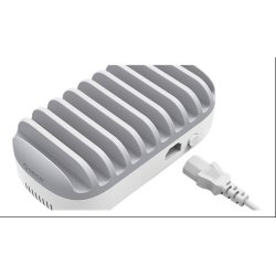 Ladestation med stand 10 x USB-A 120W opladningsstation fan cooling 