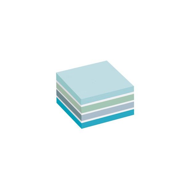 Post-it Notes 3M kubusblok 76x76 450 ark kmpeblok flere farver 