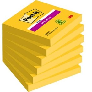 Post-it SS-Notes 76x76 ultra-farver 6 stk. 