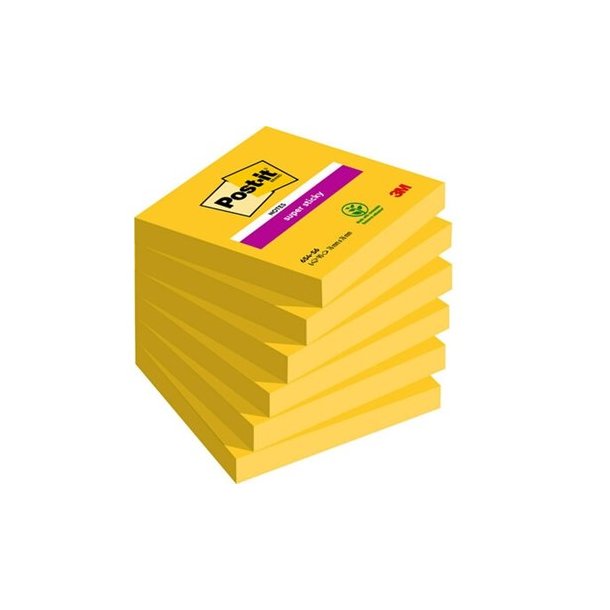Post-it SS-Notes 76x76 ultra-farver 6 stk. 