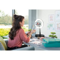 Belysning LED FoldUp bordstativ til Smartphone Spotlight til influencer blogger vlogger