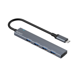 USB Hub 5Gbps opladerkit Vlg 4 x USB-A eller 7 x USB-A tilslut USB-C Gr