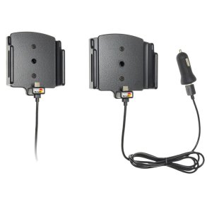 Brodit universal bilholder aktiv holder med USB-C kabel og cigg adapter 