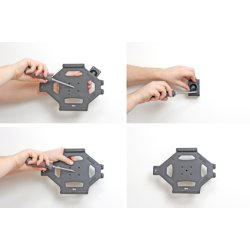 Brodit passiv tablet holder med ls til Appel iPad 9,7" 5 Gen  6 Gen New og iPad Air  