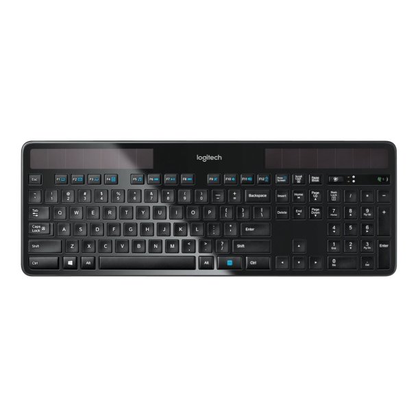 Logitech Wireless Solar K750 Tastatur trdls Nordisk eller UK 