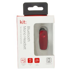 Headset KIT Bluetooth Hndfri, mono sort el. rd